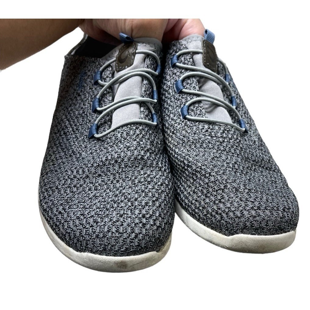 OluKai Alapa Li Slip On Lace Up Comfort Shoes Loafers Gray  display picture 2