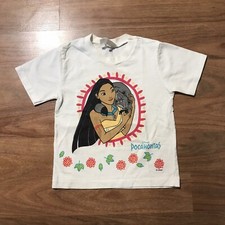Vintage 1990s Pocahontas Disney Single Stitch T Shirt Kids Medium