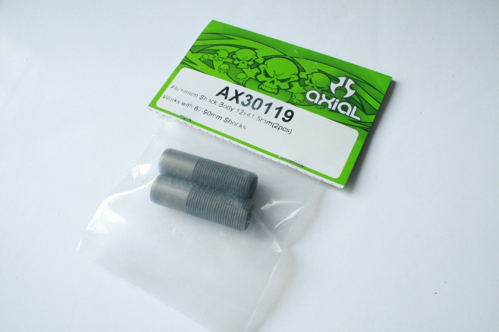 Axial Aluminium Shock Body 12x41.5mm (2pcs) - AX30119 For 67-90mm Shocks