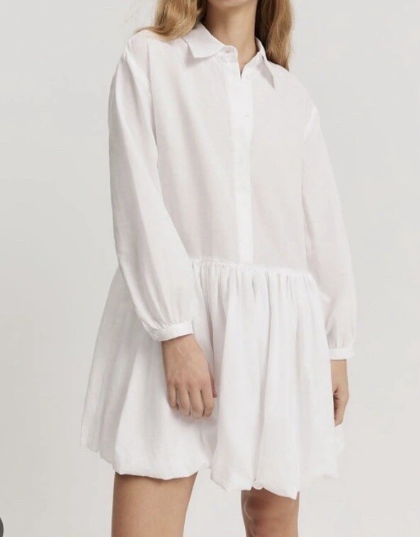 Country Road Organically Grown Linen Mini Dress White-size 14 | eBay UK