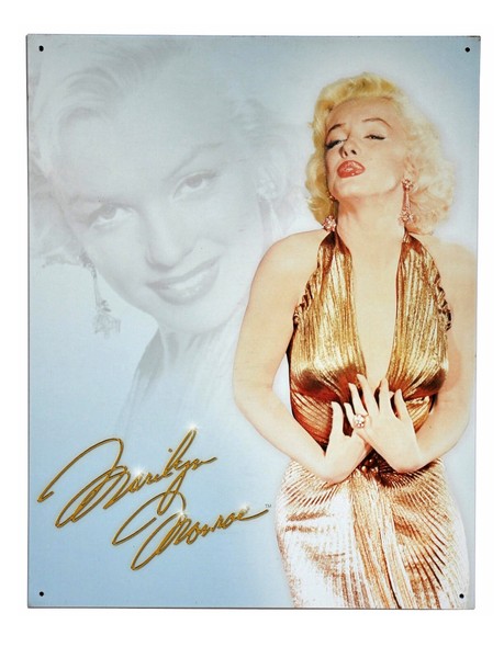 Marilyn Monroe Schild 30 X 40 Groß Usa Hollywood Poster Kino Film Diva *014-image