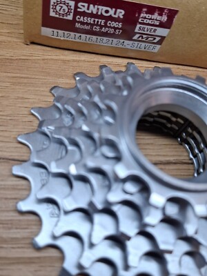 Suntour Retro Vintage Bicycle Parts NIB NOS CASSETTE GOOGS 7-speed