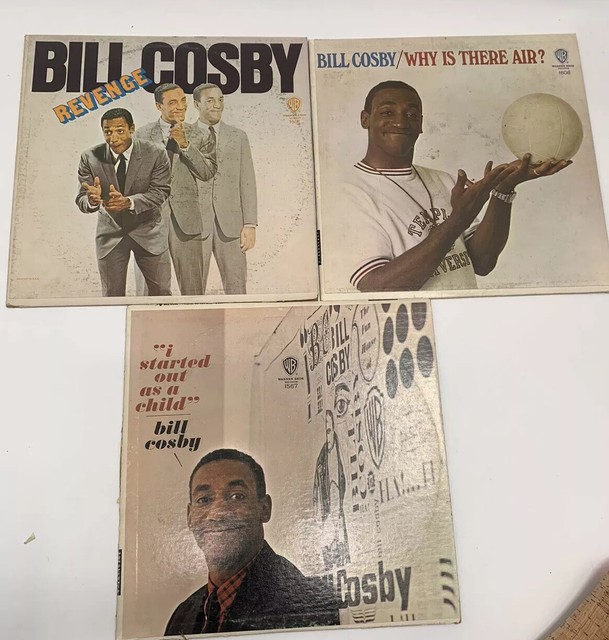 Bill Cosby Vintage Vinyl Record Album Set of 3 Comedy