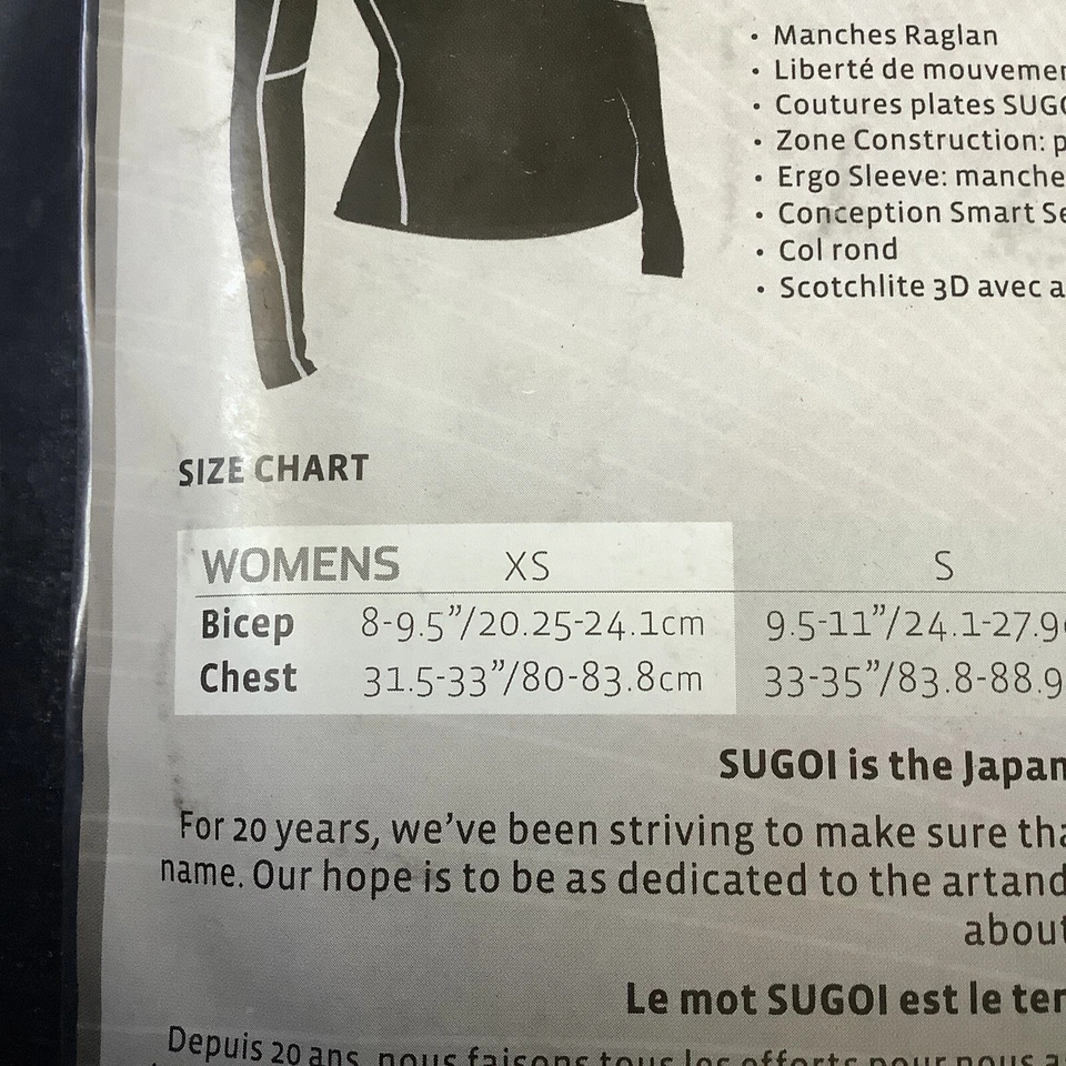 Sugoi Piston 140 L/s Women's Compression Long Sleeve Base Layer Black - XS - image 4 of 4