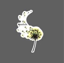 Dandelion Sticker Dream Wish Waterproof NEW