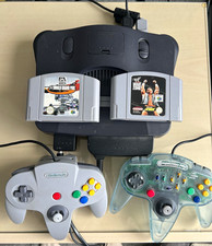 Nintendo 64 Black Home Console Bundle, 2 Controllers & 2 Games