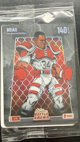 2026 PSA MAGAZINE FOOTBALL Battle Arena P-24 BO JACKSON BRAWL POWER 140 CARD NEW