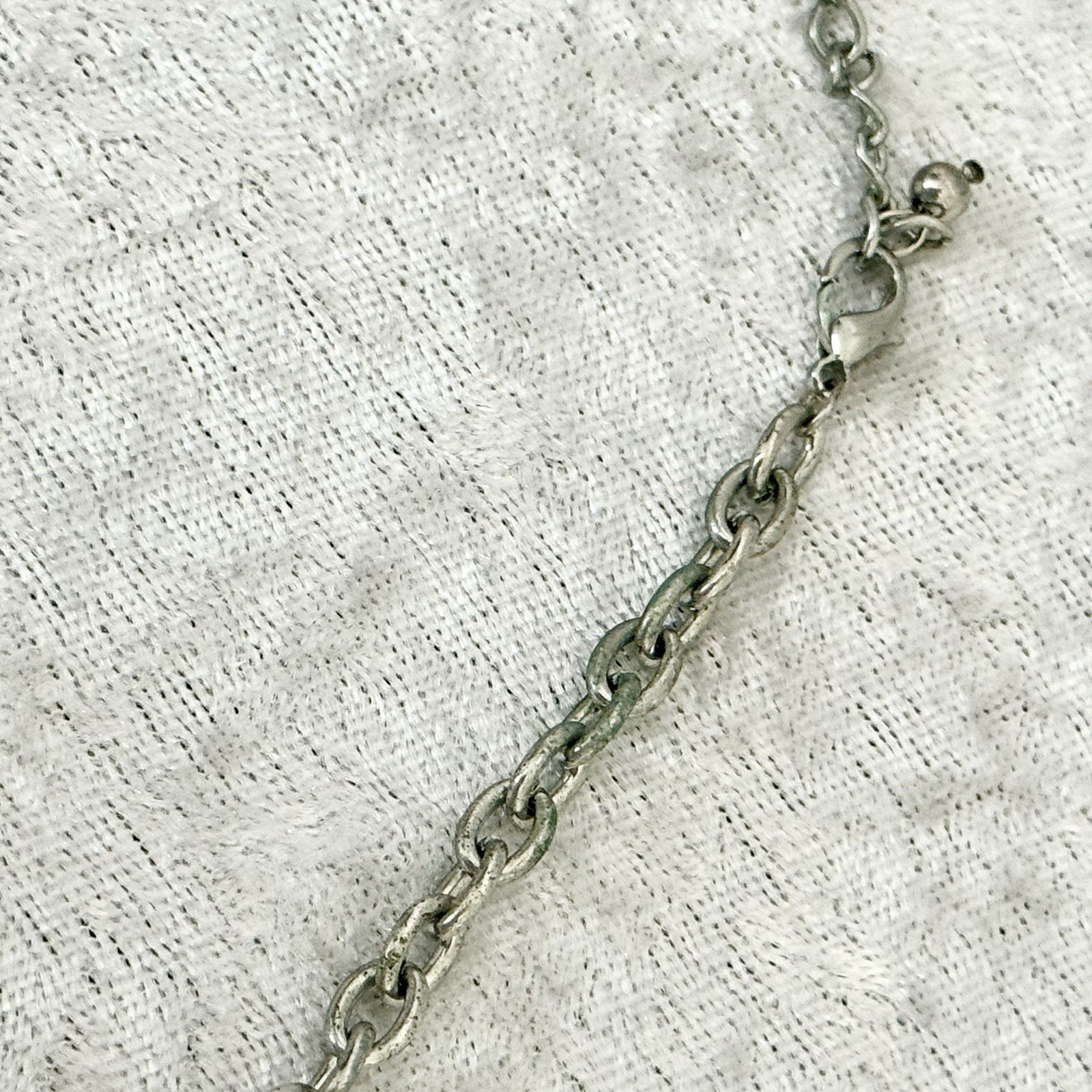 Unique Silver-Toned Interlocking Spirals Coil  Li… - image 9