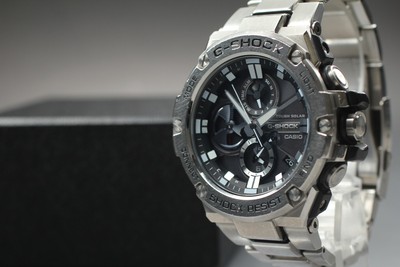 [Exc+5]  CASIO G-SHOCK GST-B-100D-1AJF Silver Men's Quartz Watch From JAPAN