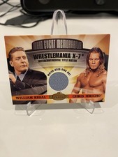 2001 Fleer Chris Jericho William Regal Main Event Memorabilia Ring Mat Card