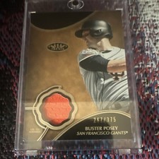 2019 Topps Tier One Tier One Relics Buster Posey #T1R-BP /375 Memorabilia Giants