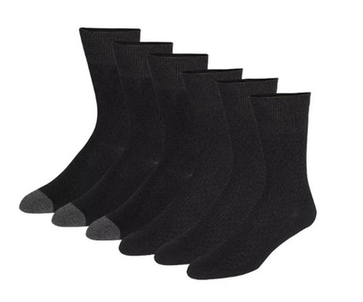 #ad #ad Cole Haan Men#x27;s Casual Dress Socks Black 6 Pairs $16.99