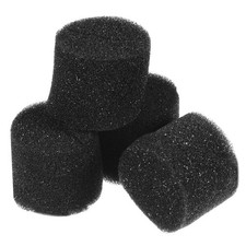 50pcs Hydroponic Sponges, 1.26" Growing Media Cylindrical Sponges Black 0.17 per sponge