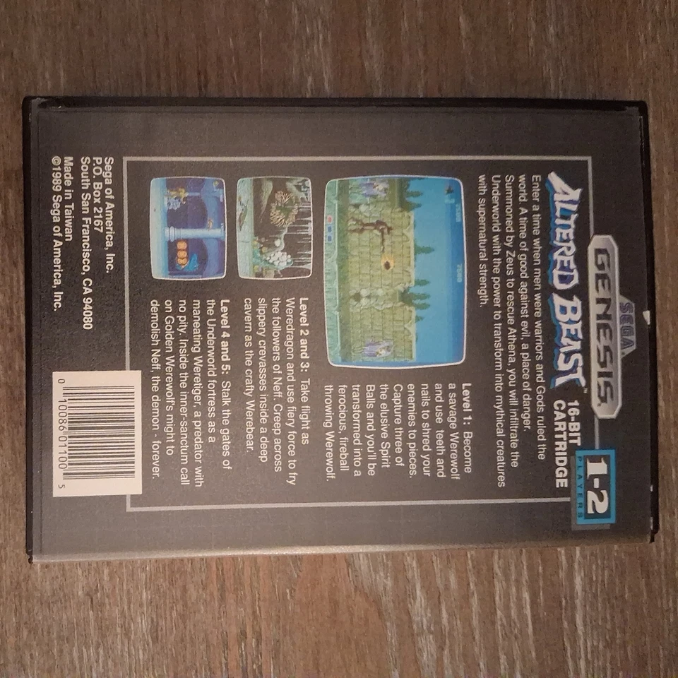Altered Beast (Sega Genesis, 1989) Foto 2 de 4