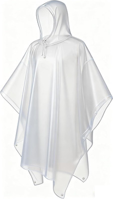 Regenponcho Wasserdicht Regenjacke für Herren Damen, Leicht Regencape Regenschut