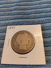 1897 Liberty Head Or Barber Silver Half Dollar