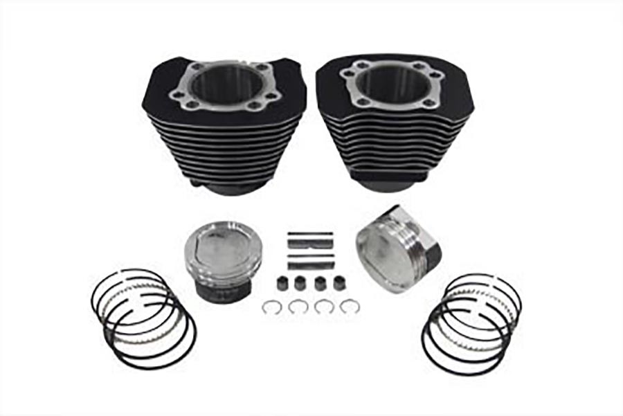 1200cc Cylinder and Piston Conversion Kit Black fits Harley Davidson