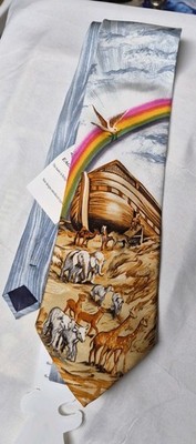 Eagle's Wings Co. Necktie Noah's Ark - Silk - Religious Theme