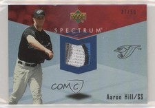 2007 Upper Deck Spectrum Swatches Patch 37/50 Aaron Hill #SSW-AH Patch s7f