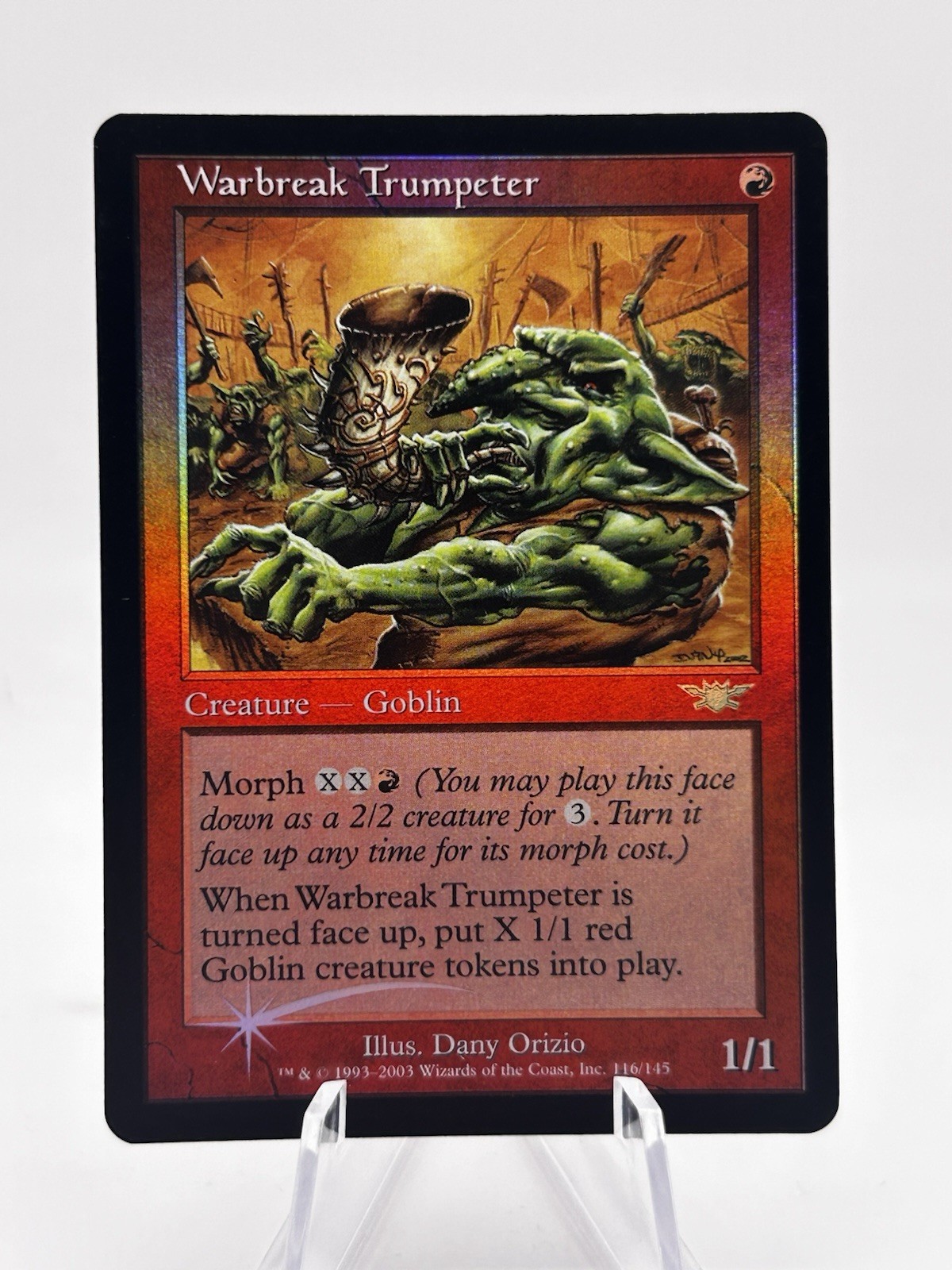 Warbreak Trumpeter 116/145 Legions MTG LP