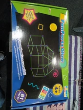 Fun Forts Glow Fort Building Kit for Kids - 81 Pack Glow in The Dark  New