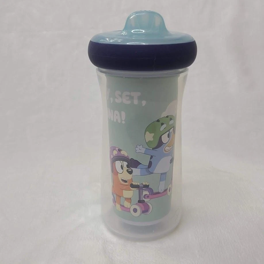 The First Years Bluey Bingo taza aislada para sorber 9 oz juego listo Goanna Foto 2 de 4