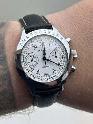 Poljot Chronograph 3133 Handaufzug USSR 23 Jewels Top Zustand