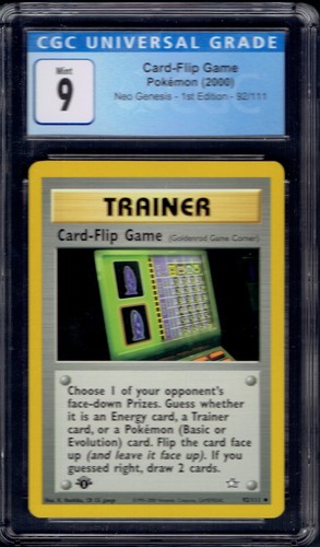 Card-Flip Game (1st Edition) graded PSA 9 for sale on eBay