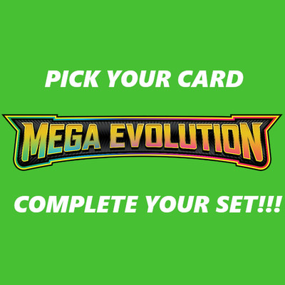 Pokemon TCG - Mega Evolution! Holo/Reverse Holo EX SIR Illustration Rare Card!