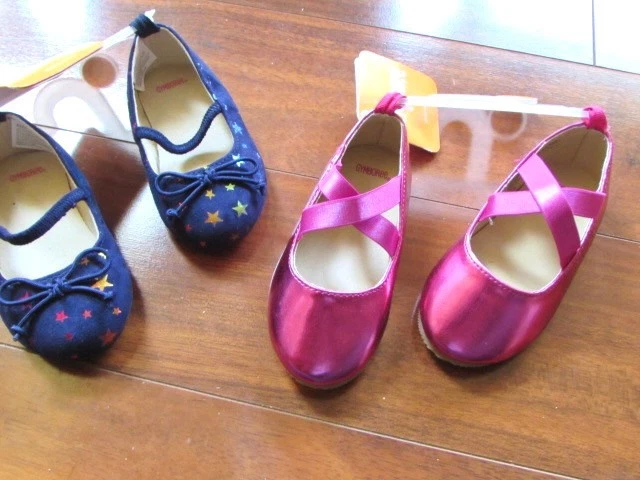 GYMBOREE ~ ¡Nuevo! NUEVO CON ETIQUETAS Niño Pequeño 5 ~ ¡Lote de 2! Zapatos de vestir veganos Maryjane arco iris Foto 2 de 4