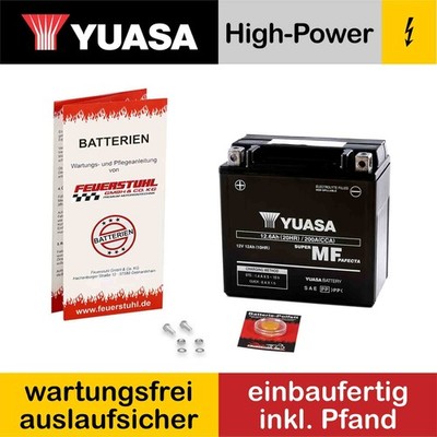 Buell XB12R Firebolt, 2004-2007, Batterie YUASA 200A startklar (inkl 7,50 Pfand)