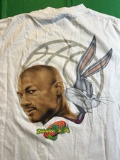 Vintage 1995 Space Jam Michael Jordan Looney Tune T Shirt Made In USA Grail