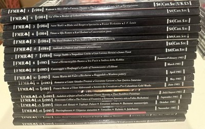 FMR Magazine Eng Edition Issues 1-18 (1984/86) Franco Maria Ricci Vintage Art