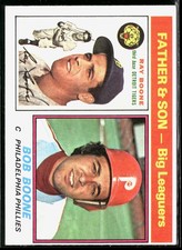 Big Leaguers (Ray Boone / Bob Boone) 1976 Topps #67