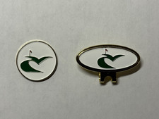 Rare Caves Valley Golf Club Golf Design 1" Coin Style Golf Marker With Hat Clip