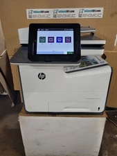 HP PAGEWIDE ENTERPRISE COLOR MFP 586F PRINTER EXPERTLY SERVICED INKS INSTALLED