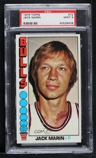 1976-77 Topps Jack Marin #72 PSA 9 MINT 0y8e