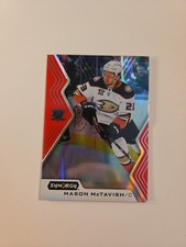 2024-25 UD Synergy Hockey Mason McTavish  #23 Red Anaheim Ducks Bounty Scratched