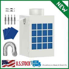 Indoor Dryer Vent Kit, Dryer Vent Box for Electric Dryer, Safety Vent Flap, Indo