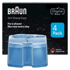 Braun Clean Renew Refill Cartridges CCR - 4 Pack Free Shipping