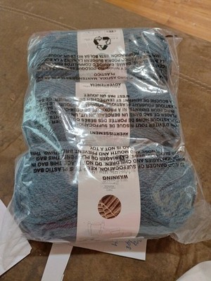 3 Skeins Lion Brand Chunky Wool  Blend Marine Two Of Wands Hue + Me
