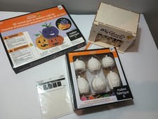 Halloween Craft Kit Lot Creatology 3D Wood Jack-O-Lantern Lights Stencil...