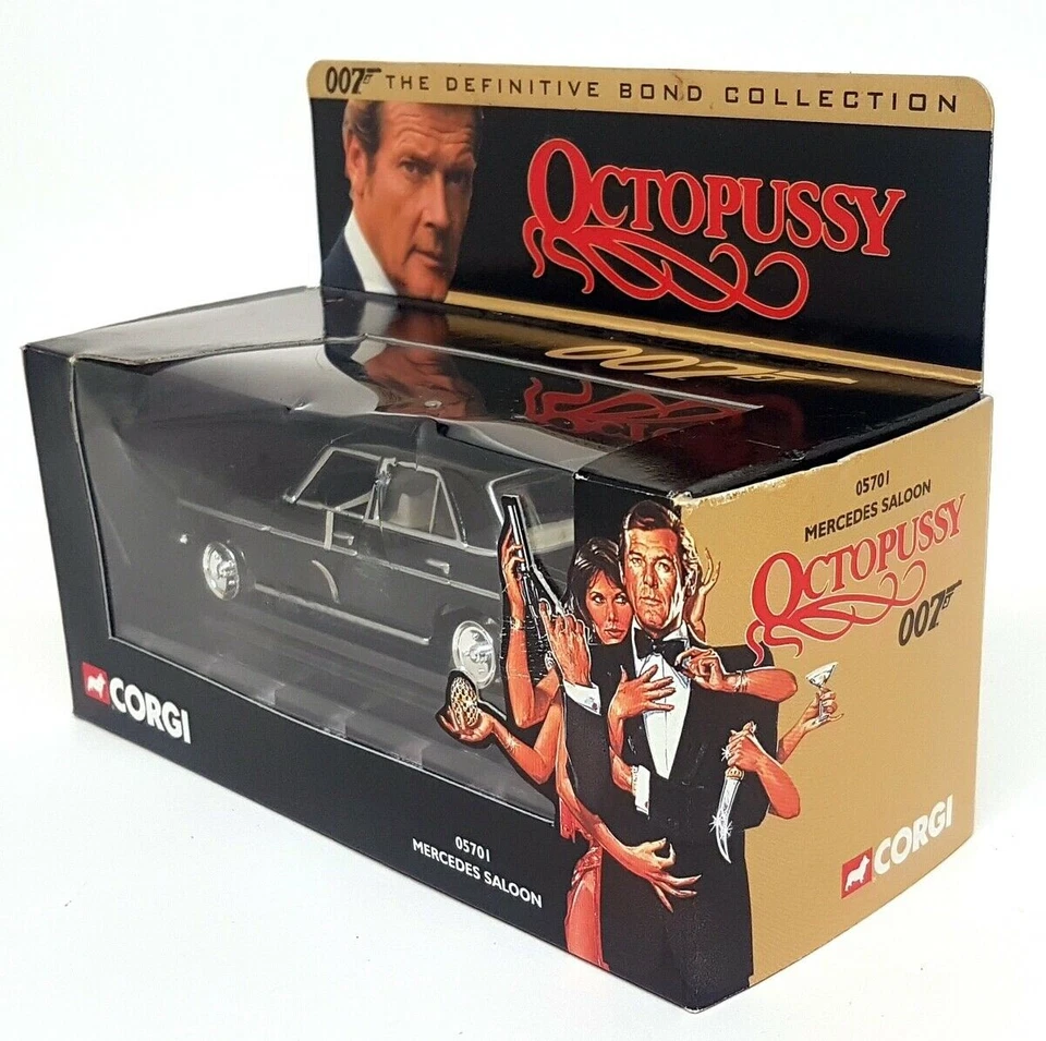 Corgi 1/36 - James Bond 007 Octopussy Mercedes Benz Saloon on Railway - Image 2 of 4