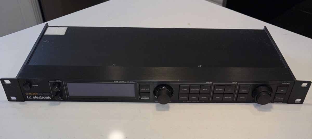 Tc electronic G-Major Guitar Effects Processor As Is Untested No 