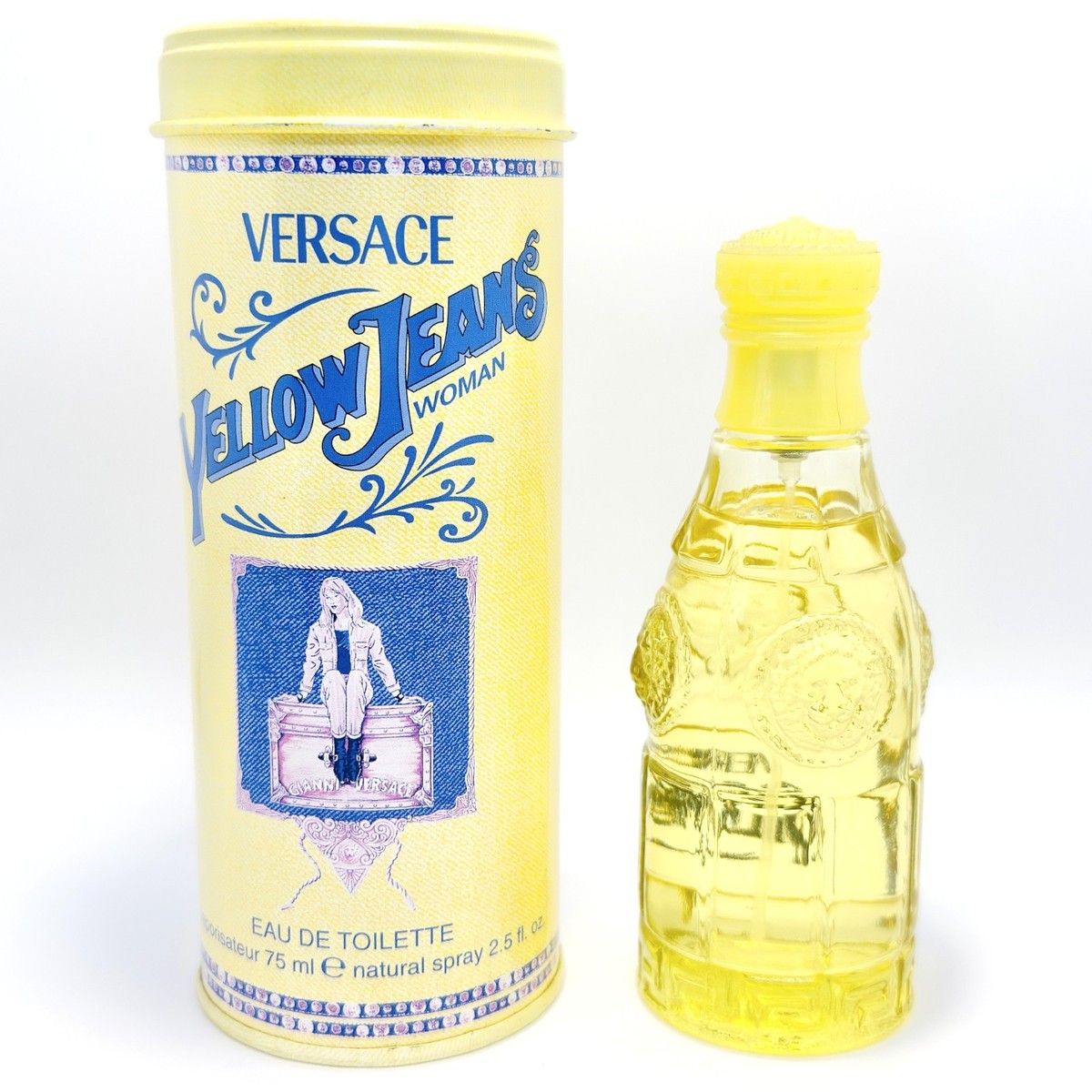 香水(女性用) VERSACE Yellow Jeans Woman 75ml Versace Yellow Jeans Perfume Vintage 2.5 fl oz / 75 ml NIB