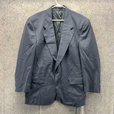 Vintage Christian Dior Monsieur Blazer Mens 42 Gray Tailored USA Jacket 80s