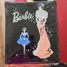 Vintage Barbies & Doll Case Black Vinyl Enchanted Evening Ponytail Mattel 1962