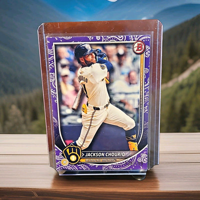 Topps 2025 Bowman Baseball Jackson Chourio Milwaukee Brewers #11 38/199