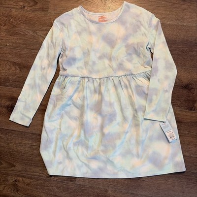 Cat& Jack Light Blue Dress Girls 14 New H025