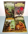 RARE ! Lot of 4 SCi Fis by Edgar Rice Burroughs Vintage PBs  Hidden men Outlaw